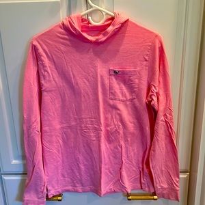 Vineyard Vines, pink edgartown hoodie, size XL.